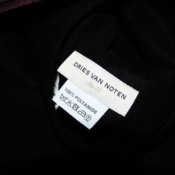 BNWT AW17 DRIES VAN NOTEN RANDY REVERSIBLE CHECKED COAT 52 - Picture 12 of 16